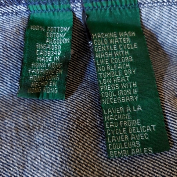 Ralph Lauren ladie's Jean jacket, size small. - Picture 3 of 5